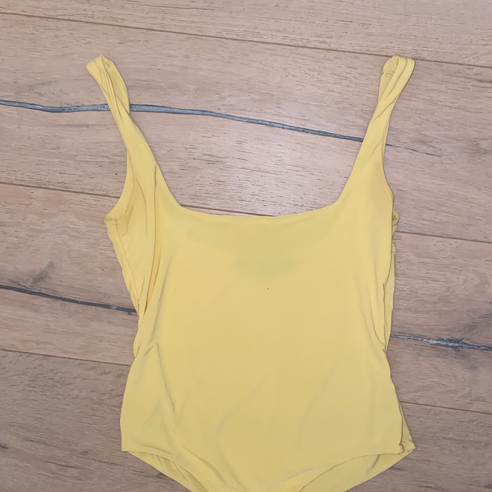 Pretty little thing yellow body suit